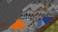 Ravine with iron and diamonds (Image via u/DarkPhantom2509)
